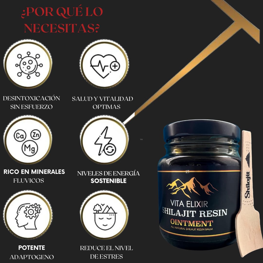 EL ORO DEL HIMALAYA | SHILAJIT RESINA: VITALIDAD PURA, DESPIERTA TU POTENCIAL NATURAL (copia)