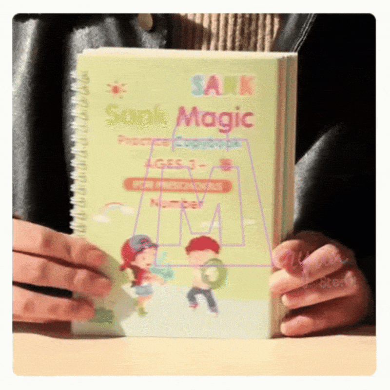 MAGIC BOOK, LIBROS MAGICOS DE CALIGRAFIA