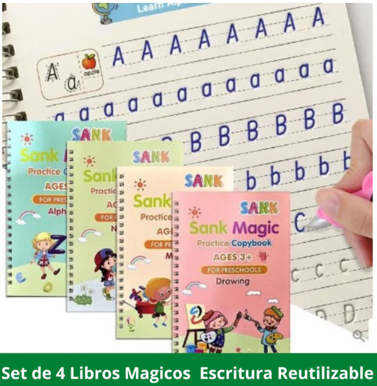 MAGIC BOOK, LIBROS MAGICOS DE CALIGRAFIA
